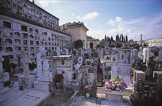 墓地,阿雷佐,托斯卡纳,意大利,欧洲