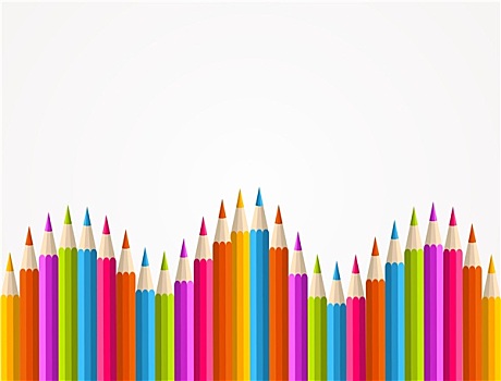 彩色,彩虹,铅笔,图案