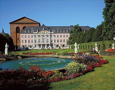 王子,花园,巴洛克风格,德国,欧洲