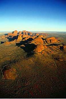 航拍,奥加斯石群,北领地州,澳大利亚