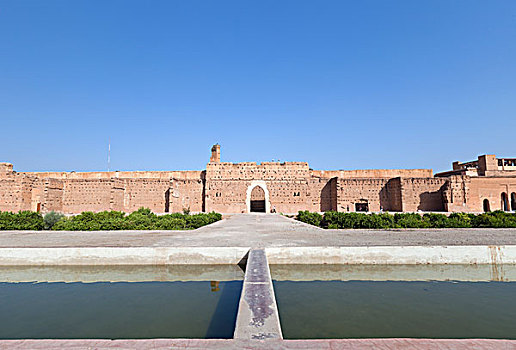 宫殿,玛拉喀什,摩洛哥,非洲