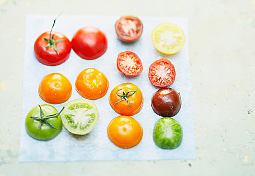 彩色,西红柿