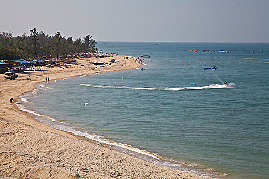 涠洲岛,北海,南海,海水,平静,热带风光,清澈,碧海,蓝天,白云,沙滩,奇观,景点,壮观,海岛