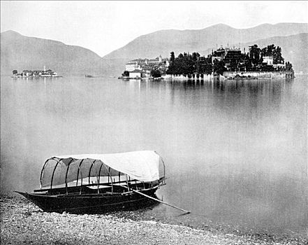 马焦雷湖,贝拉岛,意大利,1893年,艺术家