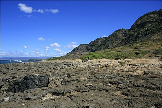 火山岩,海岸