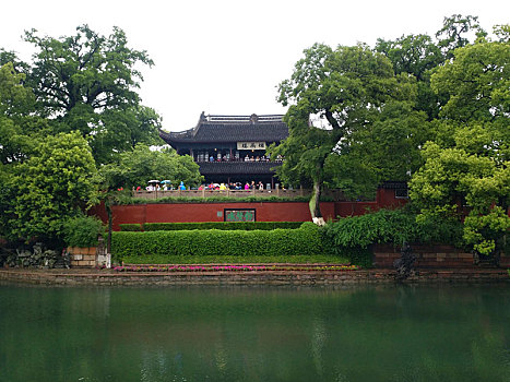 嘉兴南湖,红船,烟雨楼