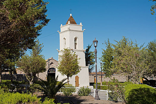 教堂塔,盐湖,阿塔卡马沙漠,安托法加斯塔大区,智利