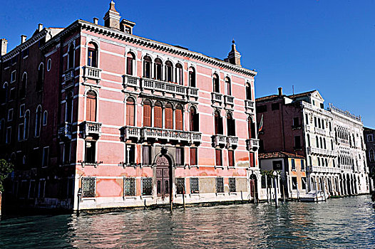 意大利,威尼斯,大运河,汽艇