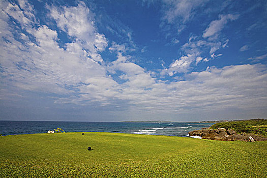 海岸,高尔夫球场,日本