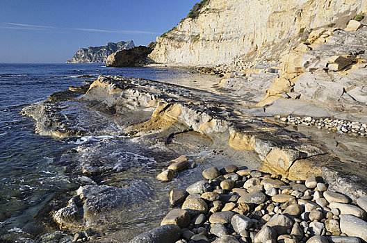 干盐湖,白色海岸,阿利坎特,西班牙