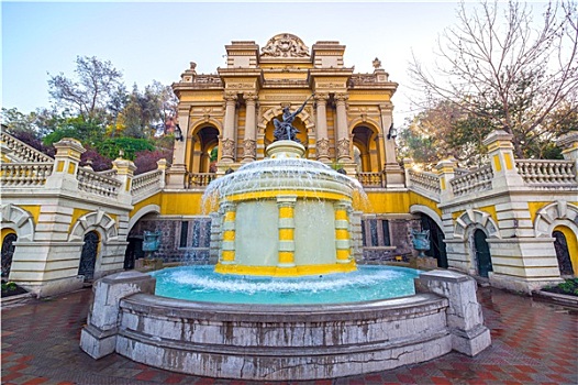 喷泉,圣地亚哥,智利