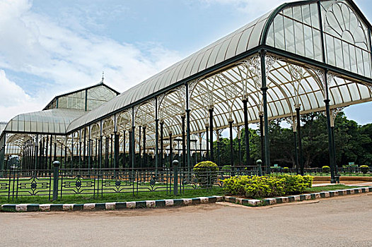 玻璃,房子,植物园,班加罗尔,印度