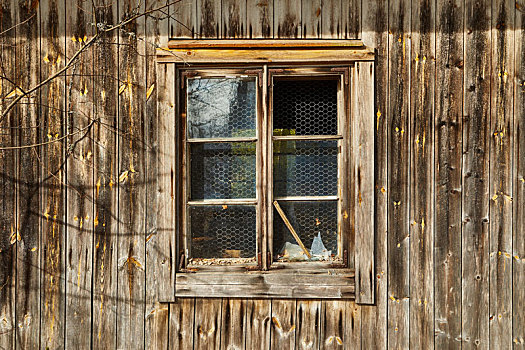 乡村,木质,窗户