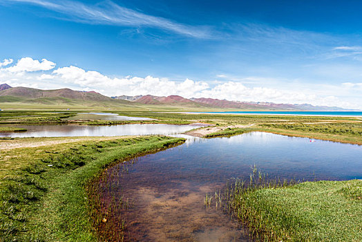 西藏纳木错海拔最高的大型湖泊和湿地