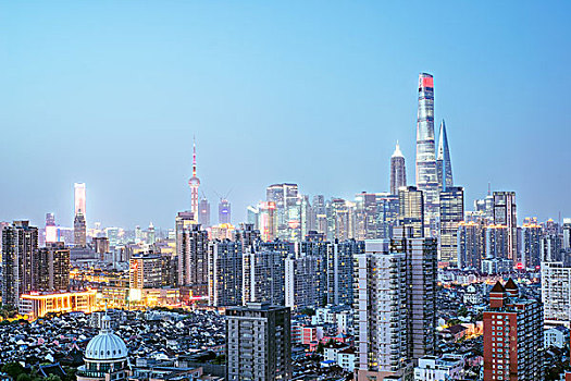 上海高楼建筑群