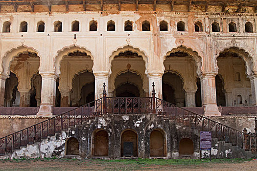 拱廊,堡垒,中央邦,印度