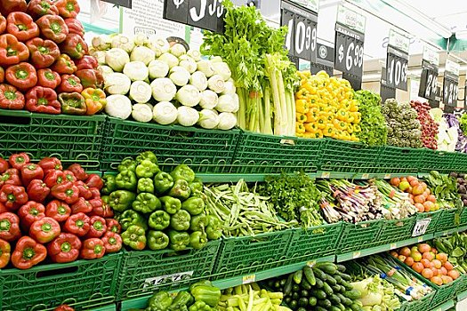 蔬菜,超市