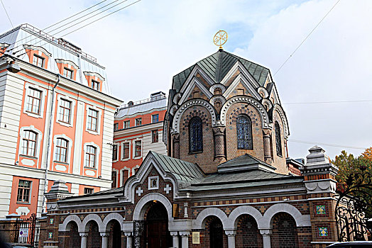 圣彼得堡教堂局部