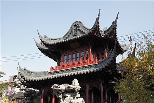 传统,中式建筑,豫园,上海,中国