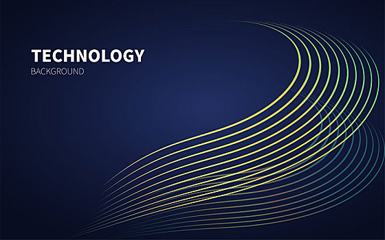 科技背景線條未來創新科學技術金屬矢量海報