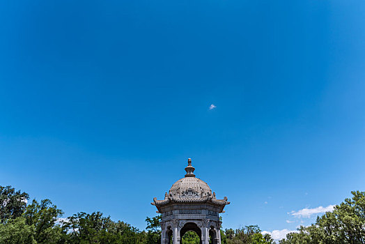 北京圆明园的黄花阵建筑