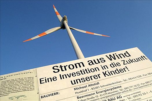 标识,能量,风,投资,未来,我们,德国