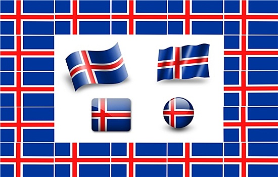 冰岛,旗帜,象征