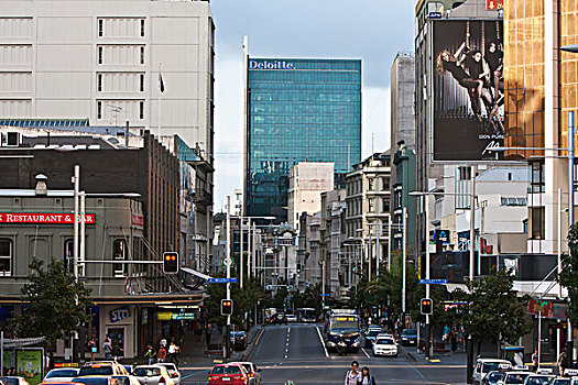 俯视图,市区,新西兰