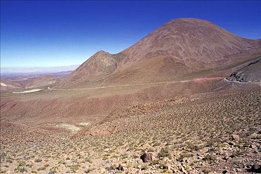 山路,阿塔卡马沙漠,智利