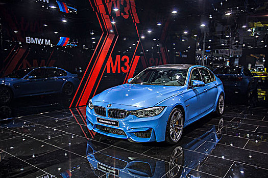 上海,上海浦東國際車展,寶馬,BMW,全新BMW,M3,寶馬展臺,展覽,汽車,工業,展會,科技,上海國際展覽中心,一輛,室內,彩圖,橫圖,無人,倒影