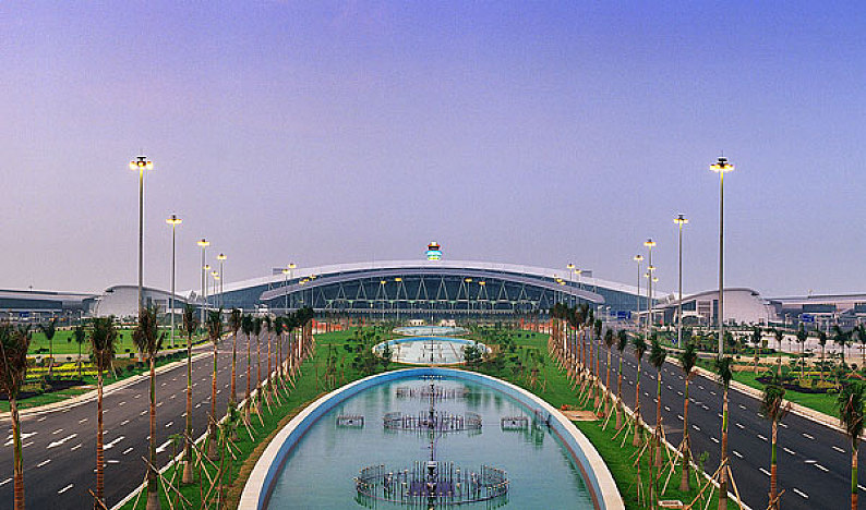 广州白云机场全景图图片
