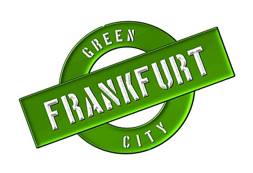 绿色,城市,法兰克福