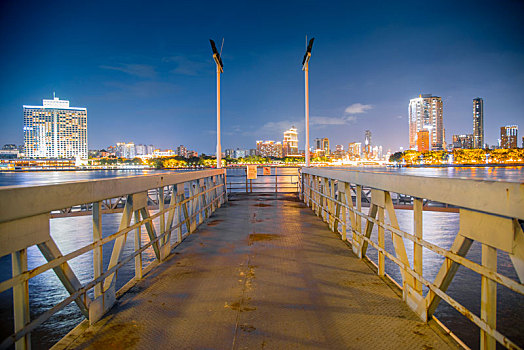 夜景,地标建筑