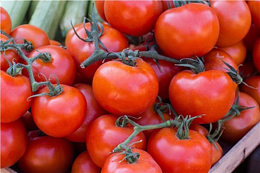 新鲜,红色,成熟,西红柿