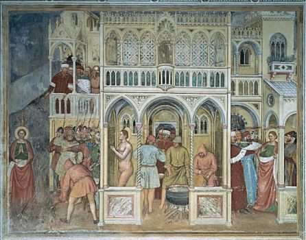 苦痛,圣徒,14世纪,祷告所,圣乔治奥,帕多瓦,意大利
