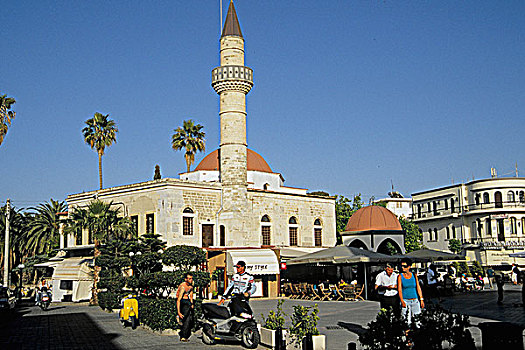 多德卡尼斯群岛,大广场,老,清真寺