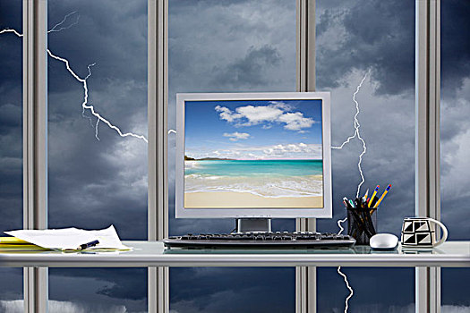 电脑,风暴