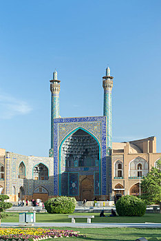 沙阿,清真寺,伊玛目清真寺,伊斯法罕,伊朗,亚洲