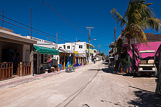 乡村,岛屿,坎昆,尤卡坦半岛,墨西哥