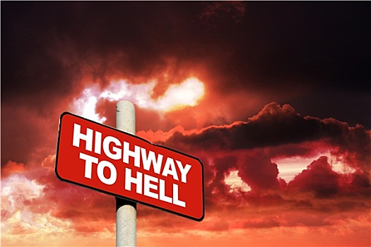 公路,地狱,标识