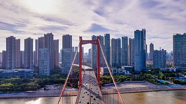 中国湖北武汉鹦鹉洲长江大桥