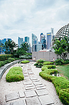 新加坡,滨海休闲区,城市天际线