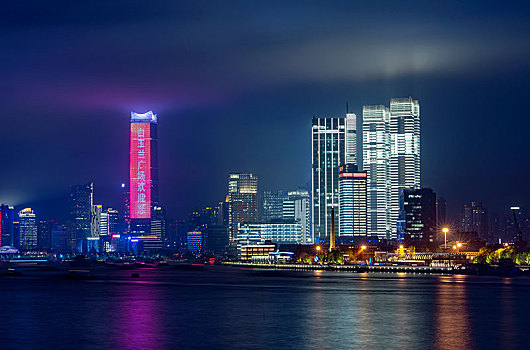 杨浦滨江夜景