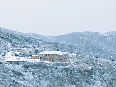 八闽第一峰-建宁金铙山雪景