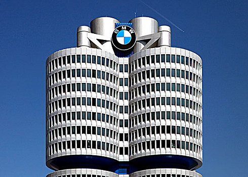高层建筑,建筑,总部,巴伐利亚,慕尼黑,德国,欧洲