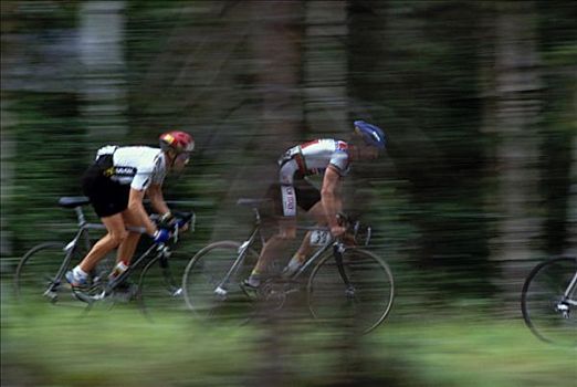 男人,自行车赛,阿拉斯加,夏天