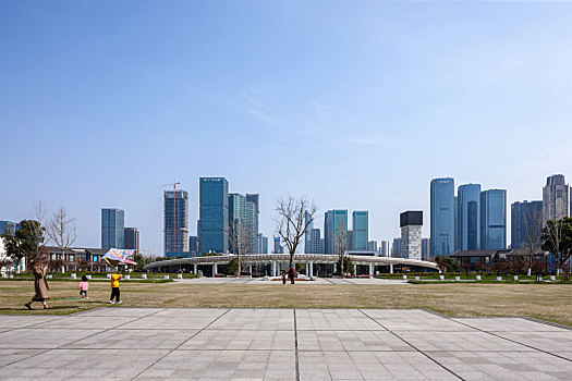 杭州钱江世纪城城市景观