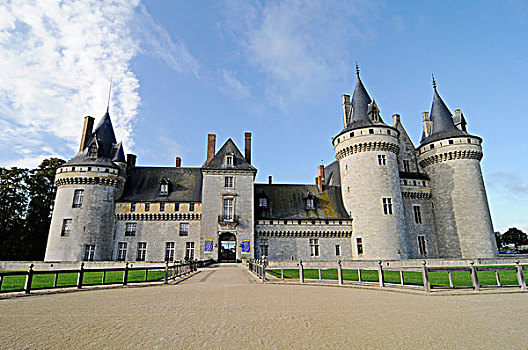 城堡,博物馆,中心,法国,欧洲