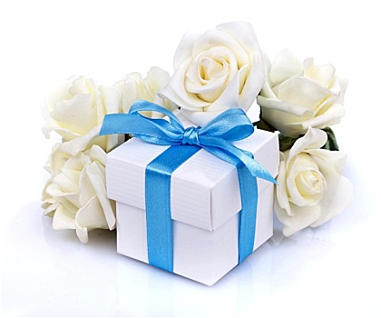 白花,礼盒
