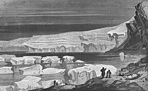 冰河,湾,艺术家